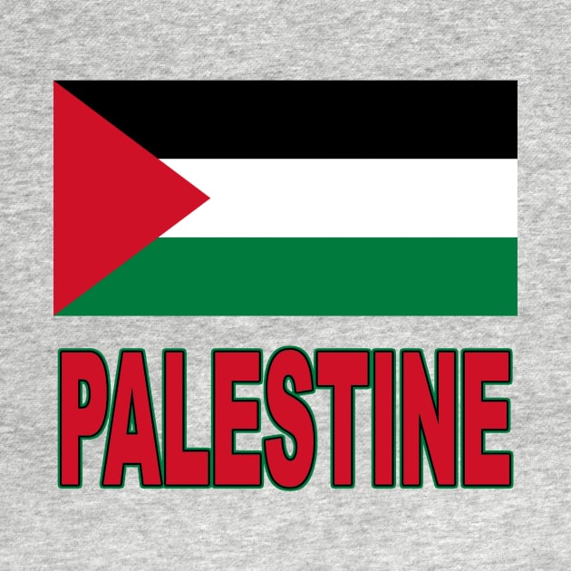 The Pride of Palestine - Palestinian Flag Design by Naves